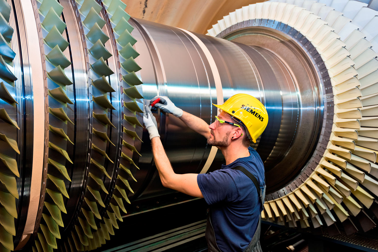 Gasturbine des Typs SGT5-4000F / SGT5-4000F gas turbine